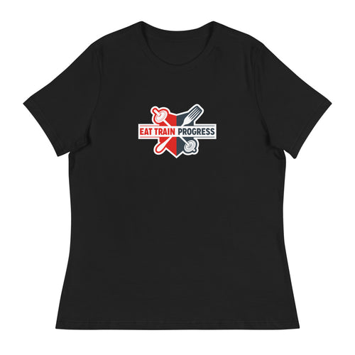Eat Train Progress Logo Contoured Fit T-Shirt
