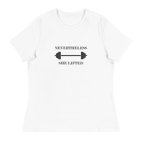 Nevertheless She Lifted Contoured Fit T-Shirt